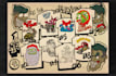 design crazy cartoon in rat fink, kustom kulture style