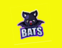make awesome bats mascot  logo design without any copyright concept