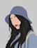 draw minimalist vector portrait