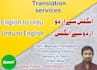 expert urdu english translation service