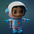 model 3d character for animation chibi character