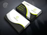 design digital business card or visiting card with qr code