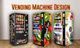 do creative vending machine wrap design, slot wrap design