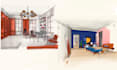 create hand drawn architecture and interior design sketches