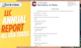 file your llc annual report in any US state