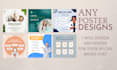 design graphic quotes, book cover and posters in canva