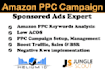 setup and manage amazon PPC campaign sponsored ads and sponsored brands