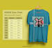 make personalized size charts for you, image or HTML