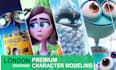 create a 3d character modeling with texture and rigging
