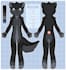 do a reference sheet of your fursona or anime character