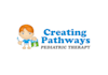 creating  traditional amazing pathways pediatric therapy logo