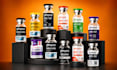create peptide vial label designs, product label designs and 3d mockups
