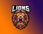 design an lion mascot logo in high definition