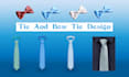 create beautiful tie and bow tie design