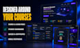 design a learndash wordpress lms website with elementor