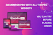 setup or sell elementor pro licensed with lifetime upgrades only for 5 usd