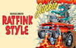 make rat fink cartoon style tshirt illustration