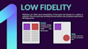 create high quality wireframes and low fidelity designs
