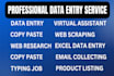 do web research, web scraping, copy paste, typing data entry
