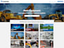 create construction and heavy equipment rentals website