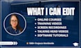 edit your learning videos and video courses