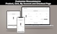 design custom woocommerce product page, checkout page, and cart page
