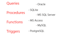 sql queries for oracle, postgres, sqlite, mysql, ms access, bigquery