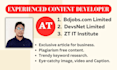 be your creative content development manager