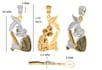 custom 3d face work jewelry design, 3d modeling  rendering,