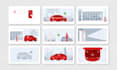 create vector illustration for website and app