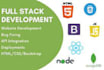 create responsive website in html and css javascript react nodejs php
