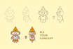 design 3d mascot character