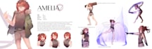 make an anime style oc sheet for writers, devs, and artists