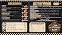design restaurant digital menu, static tv screen, tv animated menu board