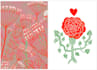 draw and create a floral, nature inspired pattern