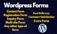fix or design wordpress contact form 7 and gravity form