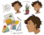 make a reference sheet for your original character