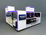 create 3d design trade booth,exhibition stand,stall,both