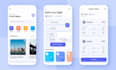 design mobile app, website, landing page, user flow, prototype with assets