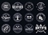 make a modern, hipster, emblem, symbol, and minimal logo