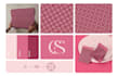design a luxury seamless monogram pattern system for branding and textile