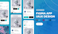 do website design ui ux, figma mobile app ui ux, ui ux design figma