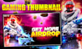 design youtube gaming thumbnail