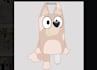 draw you in a bluey style