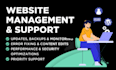 do wordpress website maintenance