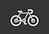 design bicycle logo with express delivery
