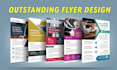 design outstanding flyer, handout, leaflet, banner or poster