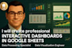 create professional google spreadsheets and dashboards