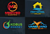 do modern solar panels, electrical power, and energy  logo