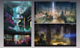 create environment concept art or matte painting
